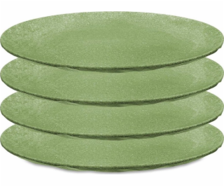 Koziol Sada 4 talířů Club 260mm Nature Leaf Green 5005703
