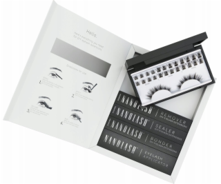 NANOLASH_SET umělé řasy 10,12,14mm Harmony 36ks. + lepidl...