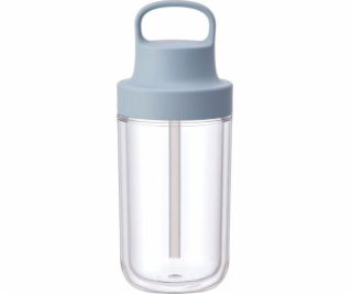 Koziol KINTO - TO GO - Láhev na vodu - Modrá 360ml