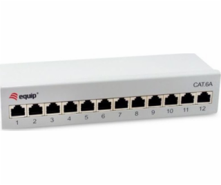 Equip Equip Patchpanel 12x RJ45 Cat6A FTP 1HE Premium hel...