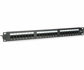 Equip Equip Patchpanel 24x Cat6 19 UTP 1HE Keystone Monta...