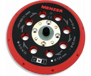 Menzer 125mm Víceotvorový brusný kotouč Menzer pro ETS - ...