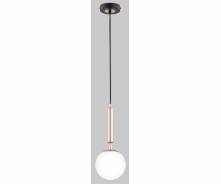 Alfa Volda Picolo bílá závěsná lampa 1-světle černá/zlatá...