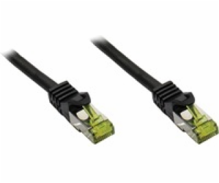 Dobré připojení CAT 6 Patchcord Black 3M (8070-030S)