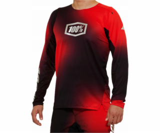 100% Pánské tričko 100% R-CORE X LE Dres dlouhý rukáv Bla...