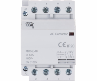 Ideální MODULÁRNÍ STYKAČ KMC-63-40 63A 400V AC IDEÁLNÍ