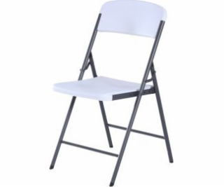 Doživotní skládací židle bílá (80615)