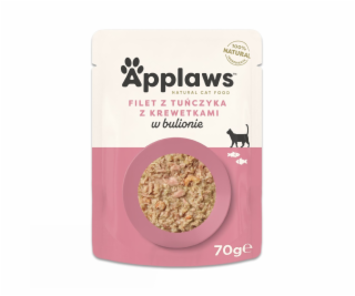 APPLAWS Tuna Fillet with prawn in broth - mokré krmivo pr...