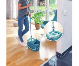 Sada na čištění podlah Leifheit Rotation Disc Mop Ergo, 6 l