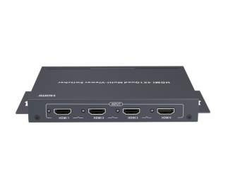 XtendLan HDMI multiviewer/kvadrátor, 4x vstup, 1x výstup,...