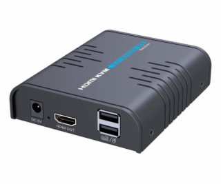 XtendLan HDMI přenos po LAN, pouze přijímač, IP/UDP, 100M...