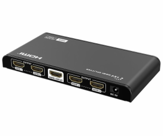 XtendLan HDMI distribucní rozbocovac, 1 vstup / 4 výstupy...
