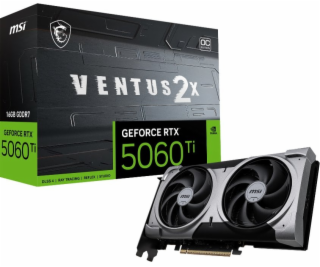 MSI GeForce RTX 5060 Ti VENTUS 2X PLUS/OC/16GB/GDDR7