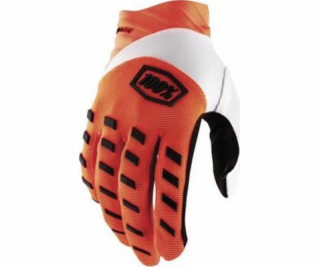 100% Rukavice 100% AIRMATIC Rukavice fluo oranžová veliko...