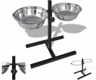 Pets Collection Miska pro psy na nastavitelném stojanu 2x...