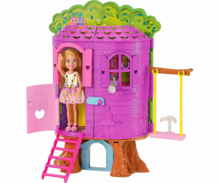 Mattel Barbie panenka Chelsea - Domeček na stromě + přísl...