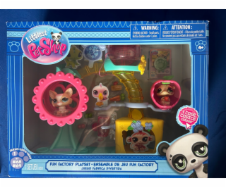 Hasbro Littlest Pet Shop Figurky a sady Továrna na zábavu...
