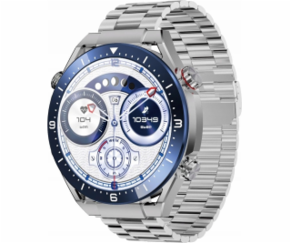 EcoWatch Chytré hodinky EW01 stříbrné