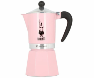 BIALETTI Kávovar Primavera Rainbow 6tz 300 ml Růžová