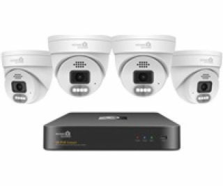 iGET HOMEGUARD HGNVK84804 - kamerový PoE set 2K NVR 8CH +...