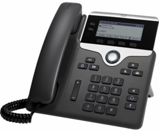 Cisco IP Phone 7821 - Telefon VoIP - SIP, SRTP - 2 linky