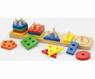 Viga Viga 58558 Bloky s třídičem tvarů - geometrické obra...