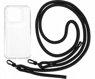 MOBILE ORIGIN Pouzdro Lanyard, průhledné - iPhone 15 Pro