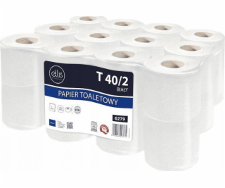 Ellis Toaletní papír T40/2 bílý 24 ks. 6279