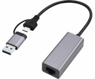 Gembird GEMBIRD USB 2.5G Gigabit síťový adaptér, vesmírně...