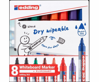 Edding Popisovač na tabuli E-363 EDDING, 1-5 mm, 8 ks, rů...