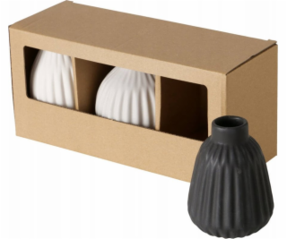 Boltze Keramické vázy matné ESKO, 3 ks.