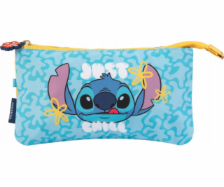 Disney Penál Stitch Tropical - 3přihrádkový penál