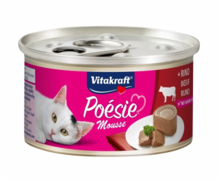 VITAKRAFT Poésie Mousse Beef - wet cat food - 85g