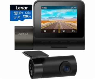 70mai A200 HDR DVR + zadní kamera RC11 + 128GB Lexar karta
