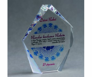 Victoria Sport Skleněná trofej s barevným potiskem a pouz...