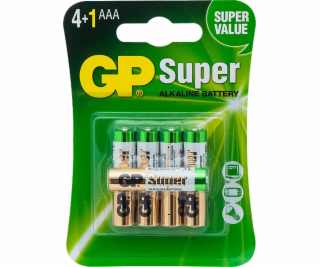 GP Battery Alkalické baterie LR03/AAA GP SUPER 5 ks. (G-T...