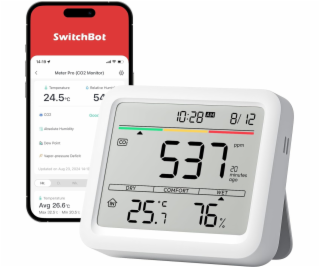 SwitchBot Meter Pro CO2 - Messgerät Smarte Wetterstation