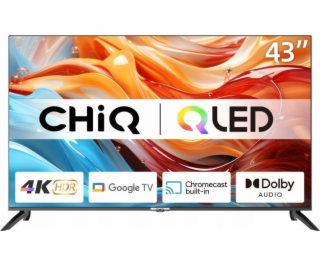 CHiQ U43QM8G QLED 43   4K Ultra HD Google TV