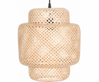 Bambusové tkané stropní svítidlo, O 30 cm