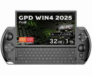 Laptop GPD Win 4 2025 GPD06-W4884032001 Ryzen 7 8840U/6  ...