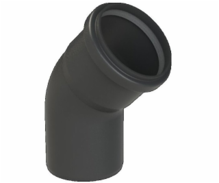 Almeva STARR Koleno 45° DN60 UV stabilní Černá
