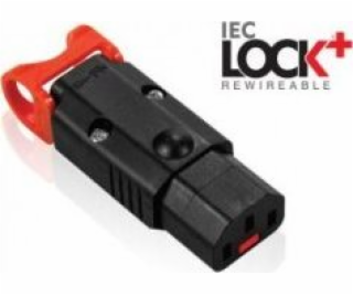 Digitus Napájecí konektor zakončený zámkem IEC LOCK+ OPEN...