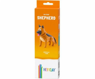 Tm Toys Figurka psa z hliněné hlíny, německý ovčák