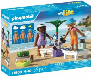 Playmobil Sada figurek My Life 71908 Výlet na pláž