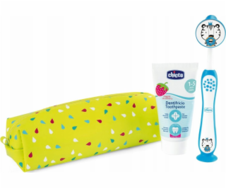 Chicco 175543 SADA PASTA + ZUBNÍ KARTÁČEK + TYGŘÍ POUZDRO...