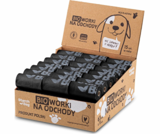 STARCHBAG Kompostovatelné BIO sáčky na exkrementy 63 rolí...