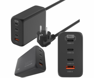 NOVÁ RYCHLÁ TELEFONNÍ NABÍJEČKA NA STĚNU 1x USB-A 3x USB-...