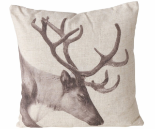 Boltze Dekorativní bavlněný polštář STAG, 45 x 45 cm