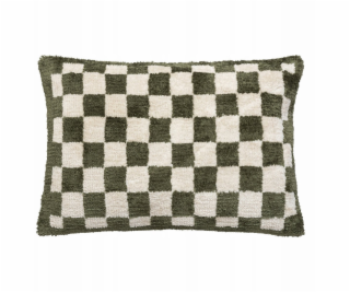 Atmosphera Prošívaný polštář s kostkovaným vzorem 38 x 58 cm