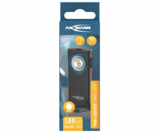 Ansmann ML400R Černá LED svítilna na klíčenku
